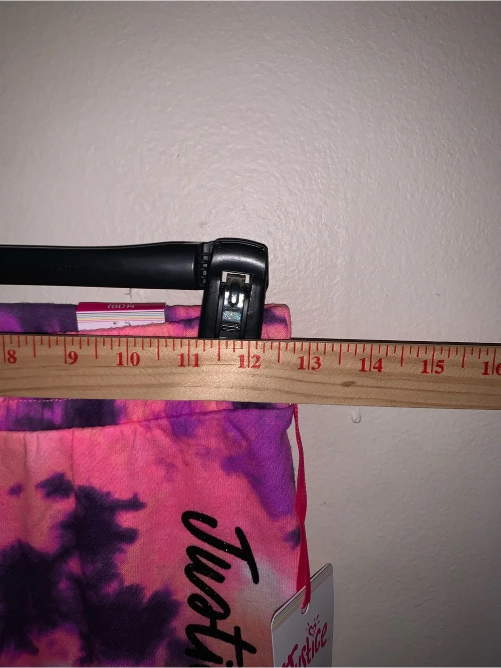 Justice Pink Purple Tie-Dye Jogger Sweatpants